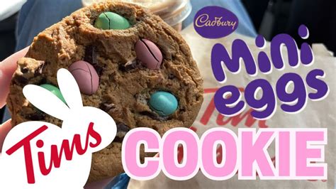 New Cadbury Mini Eggs Cookie Review Tim Hortons Taste Test