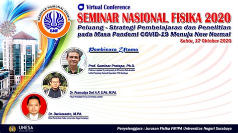 Jurusan Fisika FMIPA Unesa SEMINAR NASIONAL FISIKA 2020 Peluang