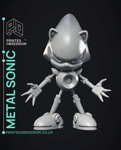 Metal Sonic - Sonic CD - Fan Art - 3D model by printedobsession on Thangs