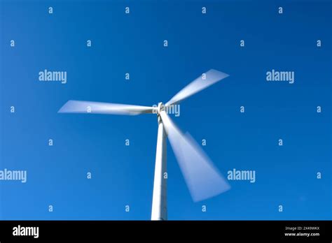 Isolated moving wind generator at the experimental Sotavento Wind Farm ...