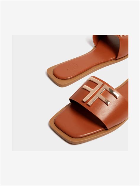 Ff Slip In Flat Sandals