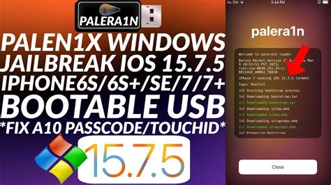 Jailbreak Ios 1575 Windows Iphone776s6sse Palera1npalen1x Ios 1575 Jailbreak