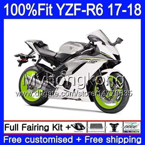 Injection Mold Fairing Kit Gloss For YAMAHA YZF R6 YZF R6 2017 2024