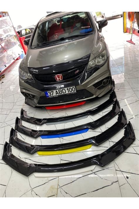 Sare Tuning Fiat Linea 4 Parça Beyaz Ön Ek Piano Black Lip Fiyatı