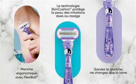 Gillette Venus Deluxe Smooth Swirl 9 Recharges De Lames 3 X 3 Pour