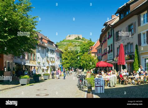 Germany Baden Wurttemberg Staufen In The Breisgau High Street With