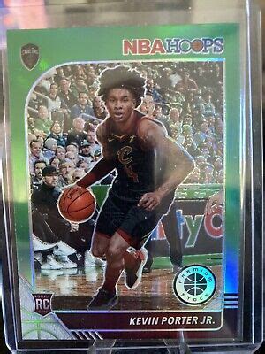 Kevin Porter Jr Hoops Premium Stock Rookie Green Prizm Ebay