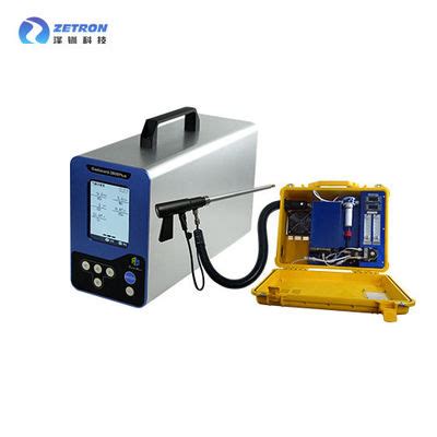 Portable Infrared Flue Gas Analyzer Dual Beam Micro Flow 0 1μm with LCD