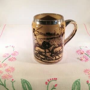 Antique Ridgways Scenes From Coaching Days Coaching Ways Handled Mug