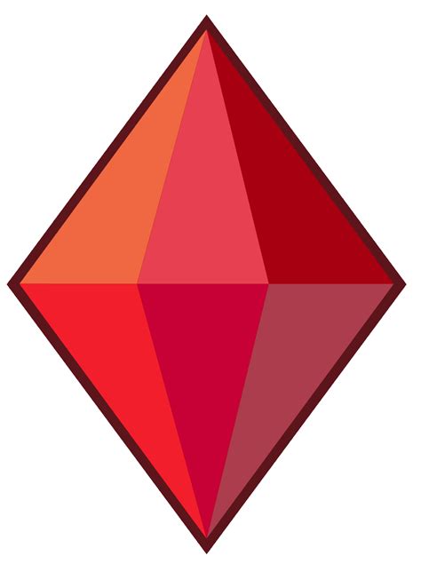 Red Diamond Png Hd Isolated Png Mart