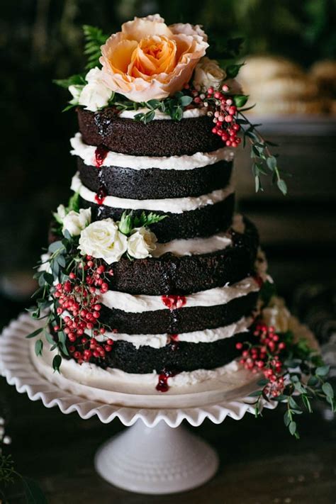 Of The Yummiest Chocolate Wedding Cakes Chic Vintage Brides Chic