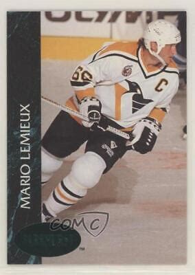 1992 93 Parkhurst Emerald Ice Mario Lemieux 136 HOF EBay