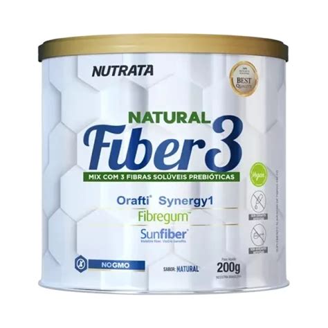 Suplemento Alimentar De Fibras Em Pó Nutrata Fiber 3 200g Mercadolivre