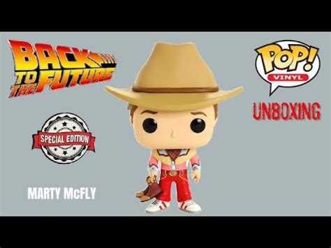 Marty Mcfly Cowboy Funko Pop Vinyl Back To The Future Special Edition