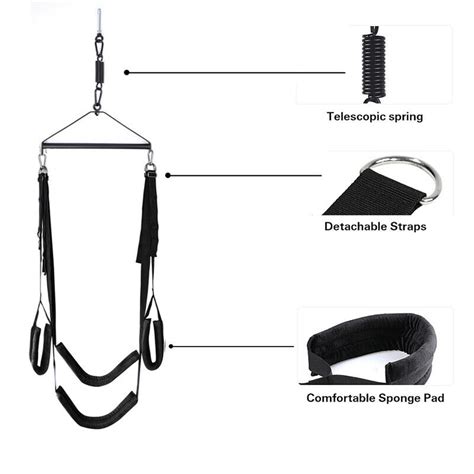 Sex Swing 360 Spinning Sling Swivel Position Aid Enhancer Love