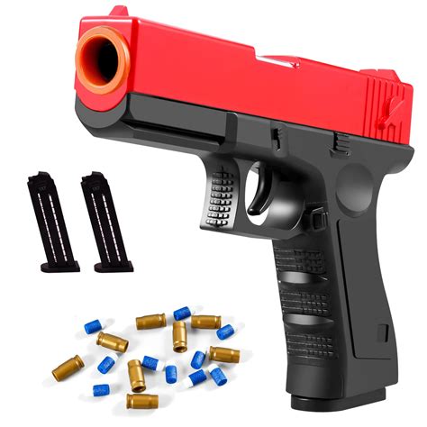 Buy Look Real Toy With Ejecting Soft Bullets Pistol Toys Foam Blaster