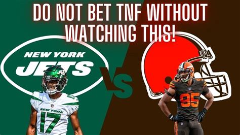 New York Jets Vs Cleveland Browns Prediction And Picks Thursday Night