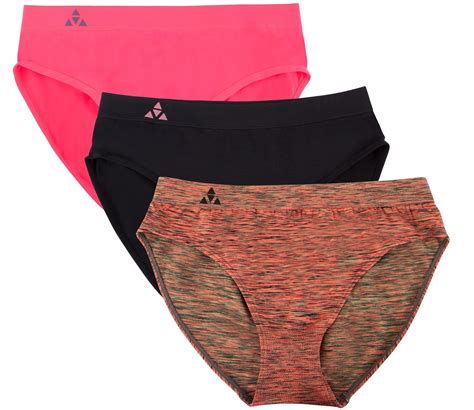 Balanced Tech Women S Seamless Bikini Panties 3 Pack Walmart