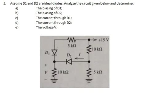 Answered Assume D1 And D2 Are Ideal Diodes Bartleby