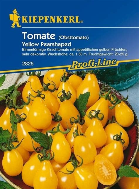 Kiepenkerl Tomate Yellow Pearshaped Solanum Lycopersicum Inhalt