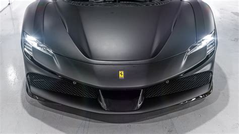 1000000 Satin Black Ferrari Sf90 Stradale Xpel Stealth Ppf Youtube