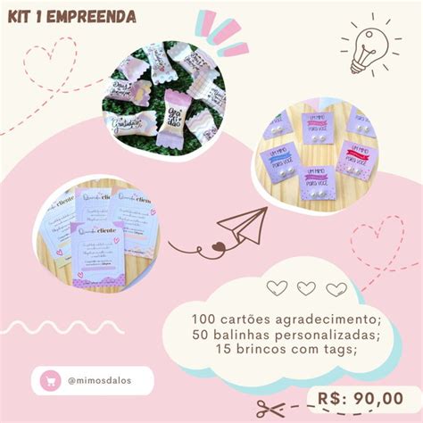 Kit Empreendedor Itens Elo Produtos Especiais