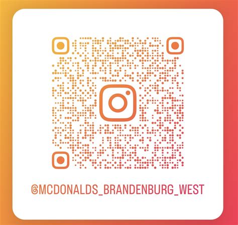 Wir Sind Jetzt Auf Instagram McDonalds Brandenburg West