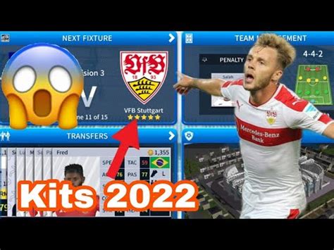 How To Create VFB Stuttgart Team Kits Logo 2022 Dream League Soccer