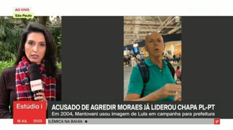 Suspeito De Agress Es A Alexandre De Moraes Usou Imagem De Lula Em