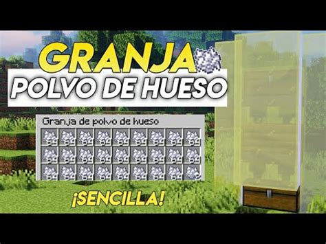 Descubre C Mo Hacer Una Gran Granja De Polvo De Hueso En Minecraft