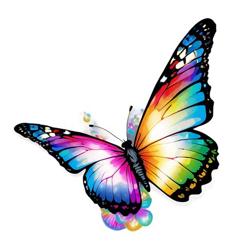 Download Rainbow Butterfly Effect Png 04292024