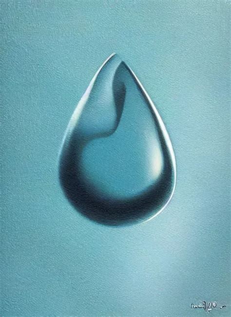 Portrait Of A Stunningly Beautiful Water Drop Art By Stable