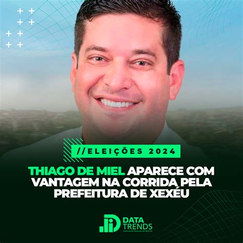 DataTrends Thiago De Miel Aparece Larga Vantagem Na Corrida Pela