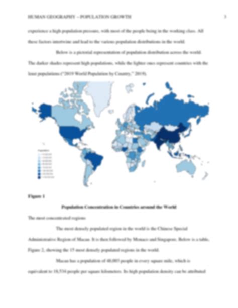 Solution Human Geography Population Growth Studypool