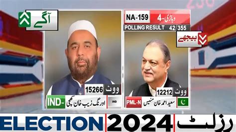 NA 159 42 Polling Station Results IND Aagay Election 2024 Latest