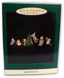 Amazon.com: Hallmark MINIATURE Keepsake Ornament - set of 6 - "Tiny Christmas Helpers": Home ...