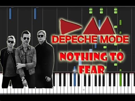 Depeche Mode Nothing To Fear Piano Cover Synthesia Piano Tutorial