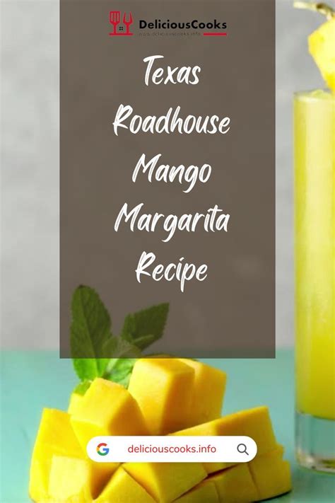 Texas Roadhouse Mango Margarita Recipe