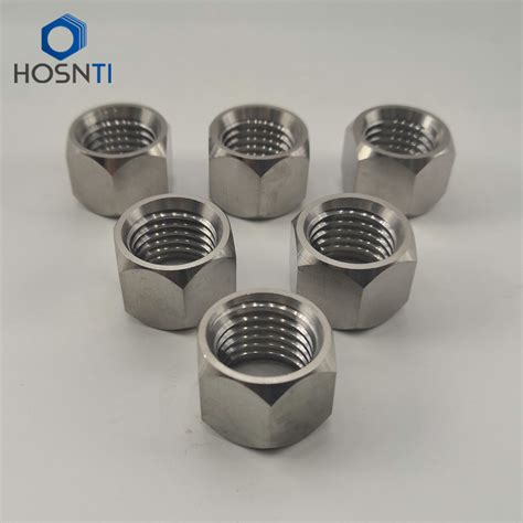 Customized Hex Titanium Nuts With M16x2mm Thread Size Baoji HOSN