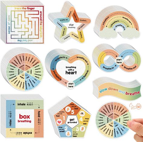 Amazon 48 Pcs Anxiety Sensory Stickers In 2 Different Texture