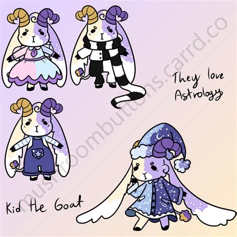 Kid The Goat Sanrio Oc By Realmushroombuttons On Deviantart