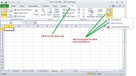 Excel Macros W3schools