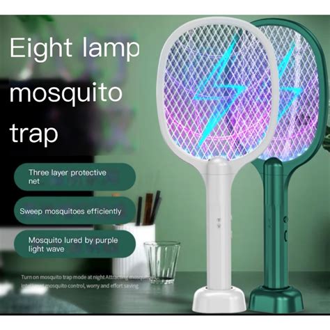 MGL 4in1 Electric Mosquito Killer Swatter Rechargeable High Voltage