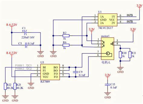 Motor encoder and drive circuit | Download Scientific Diagram