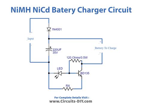 Nicd Battery Charging Circuit Diagram