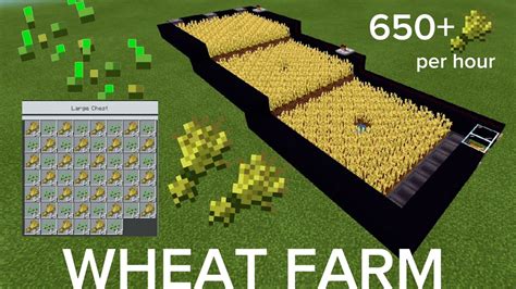 How To Make A Wheat Farm In Minecraft Bedrock 118119 Easy