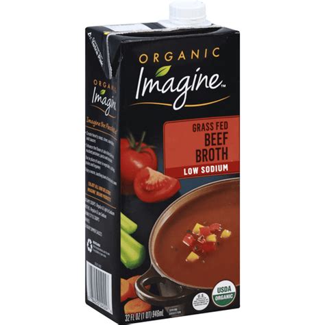 Imagine Broth Beef Flavored Organic Low Sodium Canned Goods Soups