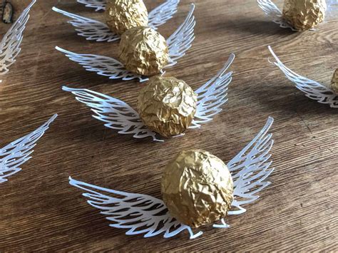 Make Harry Potter Golden Snitch Favours With Cricut Extraordinary Chaos