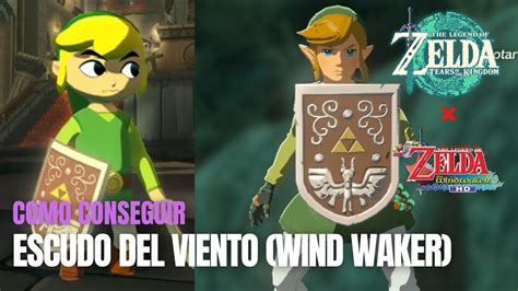 COMO OBTENER EL ESCUDO LEGENDARIO DE WIND WAKER En Zelda Tears Of The