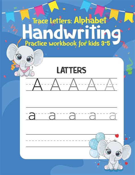 Buy Trace Letters Alphabet Handwriting Practice Workbook For Kids 3 5